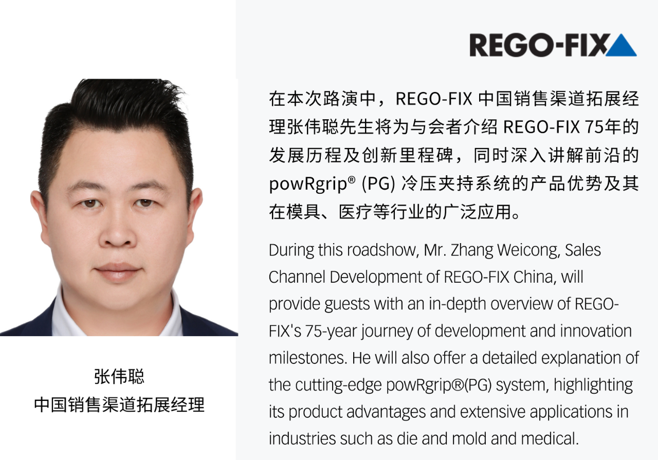 瑞士科技日路演，REGO-FIX邀您来探索！1