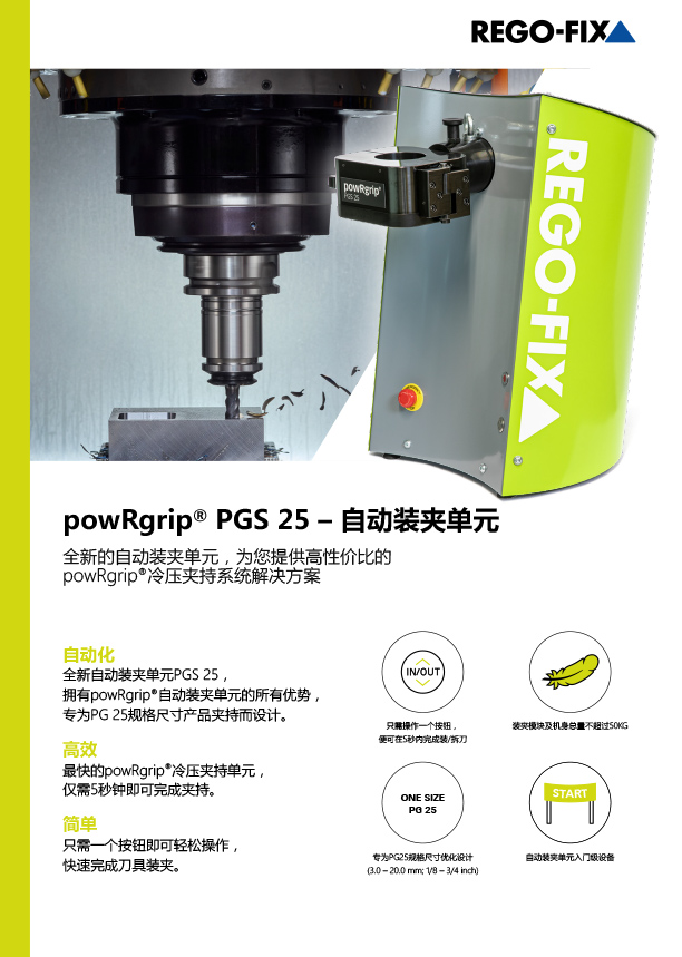 PGS 25 单头式自动装夹单页